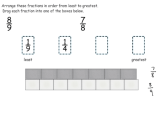 Ordering multiple fractions practice problems