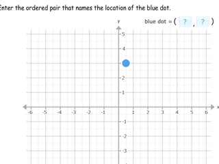 Naming points on coordinate plane practice problems