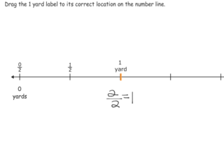 3.NF.3c practice problems one as a fraction on the number line
