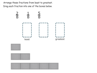 3.NF.3d practice problems review ordering with common denominators
