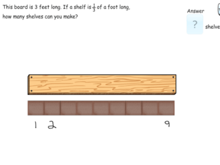 Whole numbers divided by unit fractions practice problems