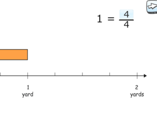 One as a fraction on the number line practice problems