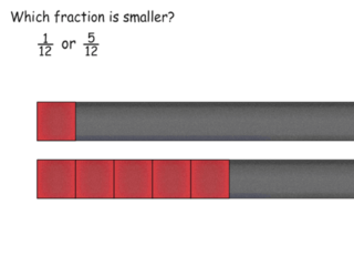 3.NF.3d practice problems ordering with common denominator