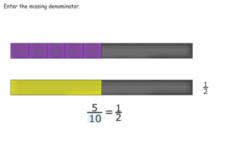 Introduction to equivalent fractions practice problems