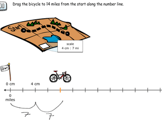 Scaling along a number line practice problems