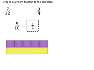 Identifying equivalent fractions practice problems