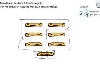 Equal sharing with remainders practice problems
