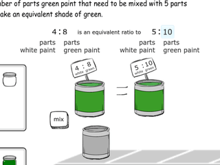 Mixing paint with unit rates practice problems