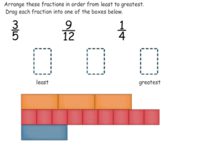 Ordering multiple fractions practice problems