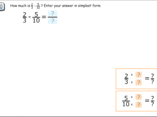 Subtracting fractions practice problems